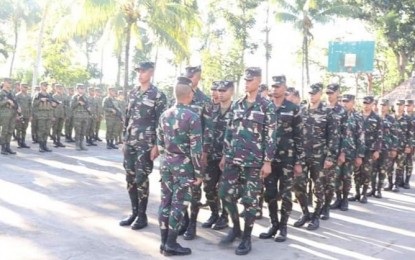 <p><strong>NEW ASSIGMENT.</strong> New soldiers of the 62<sup>nd</sup> Infantry Battalion, prepare for deployment to their companies in Negros Island on Wednesday (Jan.30, 2019) to help strengthen internal security.  <em>(Photo courtesy of 303<sup>rd</sup> Infantry Brigade, Philippine Army ) </em></p>
<p> </p>