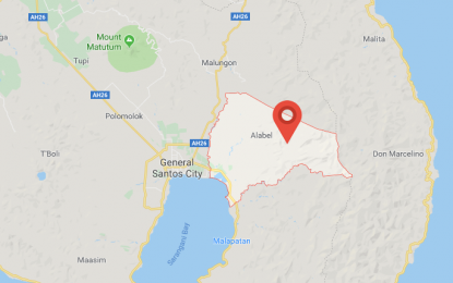 <p>Google map of Alabel town, Sarangi province.</p>