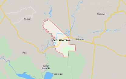 <p>Google map of Datu Montawal town (formerly Pagagawan) in Maguindanao</p>