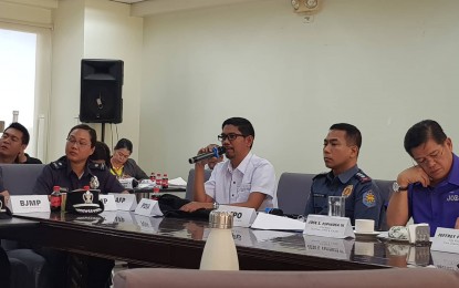 <p>Philippine Drug Enforcement Agency officer-in-charge Alex M. Tablate (3rd from right) says on Wednesday (Feb.6, 2019) that his group is eyeing to declare additional drug-cleared barangays in Iloilo City at the end of the first quarter of 2019. <em>(Photo by Iloilo City PIO)</em></p>
<p><em> </em></p>
<p> </p>
<p> </p>