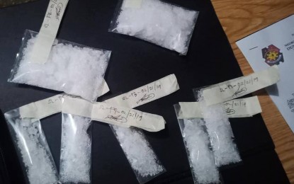 <p><strong>ILLEGAL DRUGS</strong>. Suspected shabu worth around PHP510,000 was confiscated during a buy-bust operation in Dumaguete City on Thursday, Feb. 21, 2019, that led to the arrest of three suspects. <em>(Photo by Juancho Gallarde)</em></p>