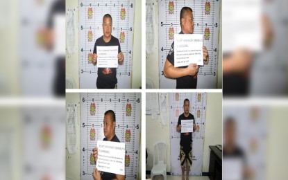 <p>Supt. Armandy Dimabuyo, chief of the 402nd Cavite Maritime Police Station in Barangay Julugan V, was arrested for alleged extortion in an entrapment operation on Feb. 22.<em> (Photo courtesy of PNP CITF)</em></p>
