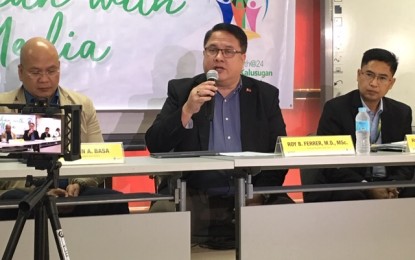 <p>Philippine Health Insurance Corporation (PhilHealth) acting president Roy Ferrer says they are ready to take on the challenges of the Universal Health Care Law. <em>(Photo by Ma. Teresa Montemayor)</em></p>