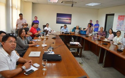 <p><strong>INVESTMENT OPPORTUNITIES.</strong> Foreign Trade Service Corps (FTSC) of the Department of Trade and Industry (DTI) led by Supervising Undersecretary Rowel Barba (center) gets a briefing about various investment potentials and opportunities of Iloilo City on Tuesday (March 5, 2019). <em>(Photo courtesy of DTI 6)</em></p>