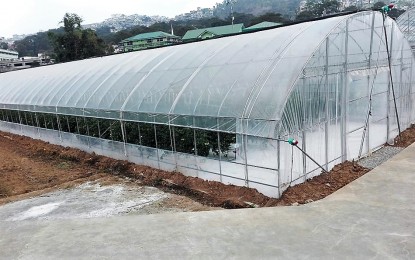 <p>Nine ‘smart greenhouses”, worth PHP122-million which are fully automated, have been set up in the city for the training of farmers, equipping them with knowledge on how to run a modern greenhouse facility. The facilities, funded by the  Korea International Cooperation Agency, were inaugurated on Friday by Agriculture Secretary Emmanuel Piñol. <em>(Photo by Pamela Mariz Geminiano/PNA)  </em></p>