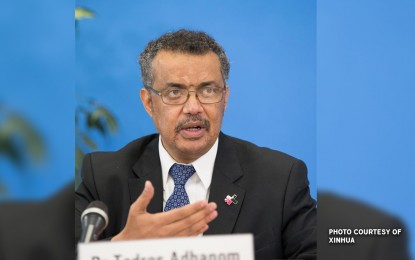 <p>World Health Organization WHO Director General Tedros Adhanom Ghebreyesus <em>(Photo courtesy by Xinhua)</em></p>