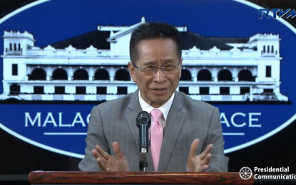 <p>Presidential Spokesperson Salvador Panelo</p>