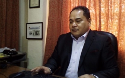 <p><strong>REGIONAL ARBITER.</strong> National Labor Relations Commission-Regional Arbitration Board 7 executive labor arbiter Emiliano Tiongco Jr. notes of higher number of labor complaints being received in Central Visayas this year, during an interview with the Philippine News Agency, March 18, 2019. (<em>Photo by Luel Galarpe</em>)</p>