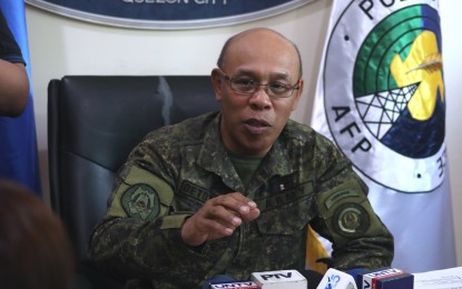 <p>Armed Forces of the Philippines Public Affairs Office chief Col. Noel Detoyato <em>(PNA photo by Joey O. Razon)</em></p>