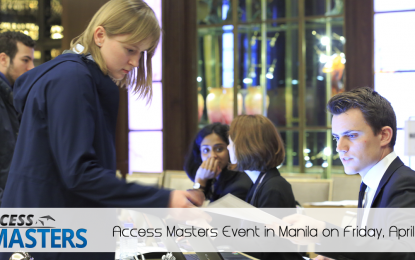 Access MBA to hold 'Masters Open Fair' in Manila in April