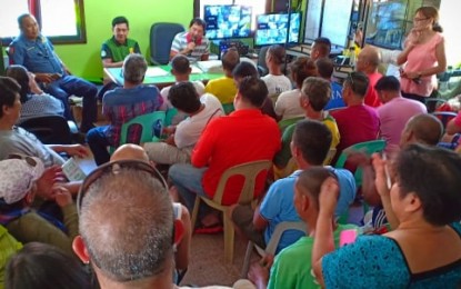 <p><strong>GUIDANCE ASSURED.</strong> Drug surrenderers from Iloilo City’s La Paz district meet with the Philippine Drug Enforcement Agency (PDEA) on Sunday (March 23, 2019) where they got an assurance that they will be guided and monitored  as they journey to recovery. <em>(Photo by PDEA 6)</em></p>