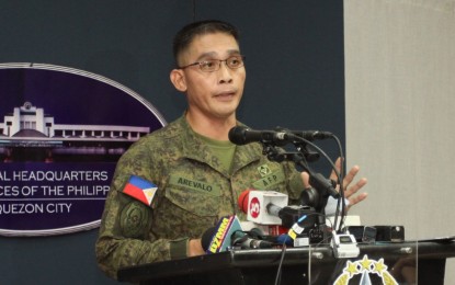 <p><strong>RESTRICTIVE MEASURE.</strong> Armed Forces of the Philippines spokesperson Maj. Gen. Edgard Arevalo told reporters on Sunday (March 21, 2021) that Camp Aguinaldo has been locked down. He said it is one way of helping curb the spread of Covid-19. <em>(PNA File photo)</em></p>