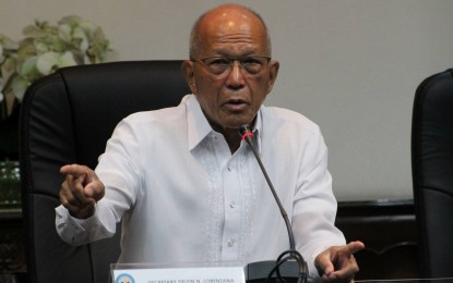 <p>Defense Secretary Delfin Lorenzana. <em>(File photo)</em></p>