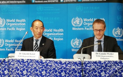 <p>World Health Organization Regional Director for the Western Pacific Takeshi Kasai calls on leaders in the region to take a strong action and invest in primary health care. <em>(Photo by Ma. Teresa Montemayor)</em></p>