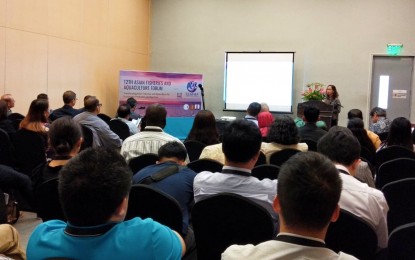 <p>Researchers and scientists gather for the 12th Asian Fisheries and Aquaculture Forum (AFAF) at the Iloilo Convention Center in this city’s Mandurriao district on Tuesday (April 9, 2019). Experts underscored the important of discussions in coming up with the ways to respond to challenges in fisheries and aquaculture. <em>(Photo by Gail Momblan)</em></p>