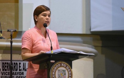 <p>Davao City Mayor Sara Z. Duterte. <em>(File photo of PNA)</em></p>