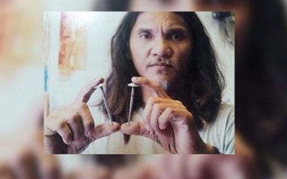 <p><strong>PENITENT.</strong> Ruben Enaje, 58, will be nailed on the cross on Good Friday. The site of the crucifixion is in Burol, a man-made elevated place in Barangay San Pedro Cutud, some three kilometers from the city proper of San Fernando in Pampanga province. <em>(Contributed photo)</em></p>
