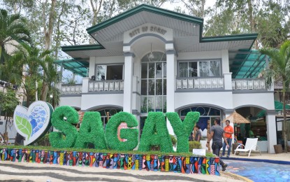 <p><strong>THREE-TIME WINNER.</strong> Sagay City receives the Best Destination Pavilion award for the third time this year as part of the just-concluded 26<sup>th</sup> Panaad sa Negros Festival held at the Panaad Park and Stadium in Barangay Mansilingan, Bacolod City. <em>(Photo courtesy of Negros Occidental Capitol PIO)</em></p>