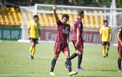 <p><strong>DRAMATIC MATCH.</strong> Indonesia’s PSM Makassar dominated the Philippines’ Kaya FC-Iloilo, 2-1, in a drama-filled match in Group H of the AFC Cup 2019 at the Panaad Stadium in Bacolod City on Wednesday afternoon (April 17, 2019). The Indonesian squad handed the Filipino club its first loss, to lead with eight points in Group H of the AFC Cup 2019. <em>(Photo from the AFC Cup Twitter account)</em></p>
<p><em> </em></p>