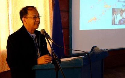 <p>Presidential Peace Adviser Carlito G. Galvez Jr. urges the Bangsamoro Autonomous Region in Muslim Mindanao police officials to help in transformation of Moro combatants <em>(Photo courtesy of OPAPP)</em></p>