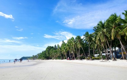 <p>Boracay beach in Malay, Aklan <em>(File photo)</em></p>