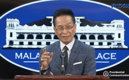 <p>Presidential Spokesperson Salvador Panelo </p>