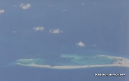 <p>West Philippine Sea<em> (Screengrab from PTV)</em></p>