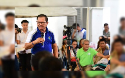 <p><em>Department of Agriculture Secretary Manny Piñol during the inauguration of Solar-powered Irrigation System (SPIS) project in Mlang, North Cotabato in early April. (Contributed photo)</em></p>