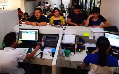 <p><strong>BUSINESS NAME REGISTRATION.</strong> Clients processing their business name registration at the Negosyo Center of the Department of Trade and Industry in Bacolod City. A total of 9,498 businesses in Negros Occidental have been registered in the first four months of 2019.<em> (File photo courtesy of DTI-Negros Occidental)</em></p>
<p> </p>