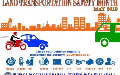 <p><strong>ROAD SAFETY MONTH. </strong>The Land Transportation Office commemorates Road Safety Month this May. <em>(Photo courtesy of LTO Regional Office 1)</em></p>