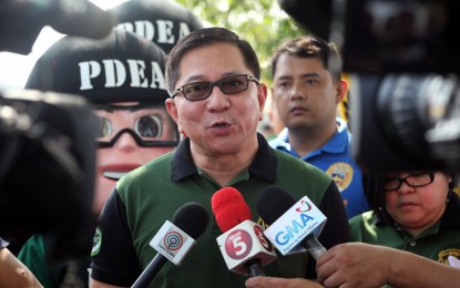 <p>PDEA Director General Aaron Aquino. <em>(File photo)</em></p>