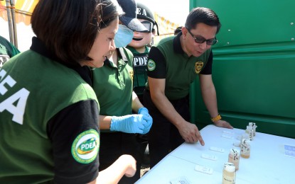 Port truck drivers undergo surprise drug test