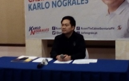 <p>Cabinet Secretary Karlo Nograles. (<em>Photo by Luel Galarpe</em>)</p>