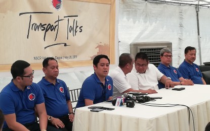 <p>Undersecretary for Railways Timothy John Batan discusses updates on railway projects being implemented by the Department of Transportation during a press briefing held Monday in Valenzuela City. <em><strong>(PNA photo by Aerol John B. Patena) </strong></em></p>