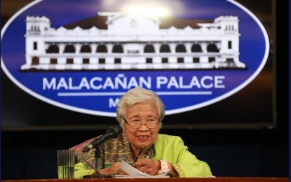 <p>Education Secretary Leonor Briones</p>