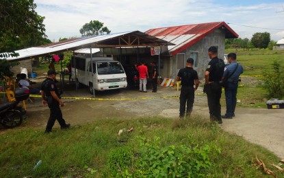<p><strong>EXPLOSION. </strong>The San Fabian Police Station and other operatives are investigating the explosion incident that happened in front of the house of an incumbent barangay captain in San Fabian town. <em>(Photo courtesy of San Fabian Police Station) </em></p>