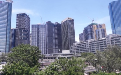 <p>Ortigas Business Center in Mandaluyong City</p>