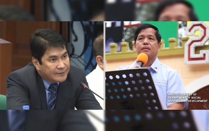 <p>Social Welfare Secretary Rolando Bautista (right) says he will accept journalist Erwin Tulfo's apology if the latter would meet certain conditions. </p>