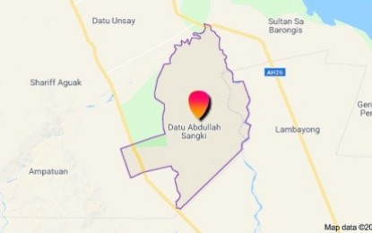 <p>Google map of Datu Abdullah Sangki, Maguindanao.</p>