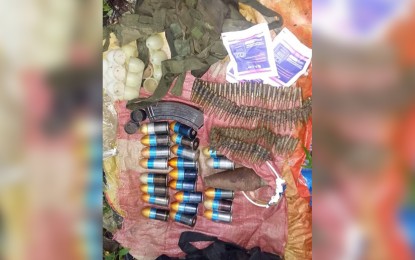 <p><strong>RECOVERED.</strong> The various ammunition and personal belongings believed to be from members of the  Communist Party of the Philippines-New People's Army (CPP-NPA), which the military and police recovered in an abandoned lair in Barangay Calabasa in Gabaldon, Nueva Ecija on Sunday (June 16, 2019). The recovery was the result of operation conducted by authorities after receiving information from civilians.  <em>(Photo courtesy of the 1st Provincial Mobile Force Company/Nueva Ecija Police Provincial Office)</em></p>