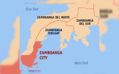 <p>Map of Zamboanga City <em>(File photo)</em></p>