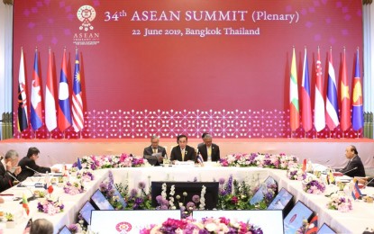 <p>General Prayut Chan-o-cha (center), Prime Minister of the Kingdom of Thailand, chaired the Plenary of the 34th ASEAN Summit held in Bangkok on Saturday (June 22, 2019) which was attended by other ASEAN leaders and the ASEAN Secretary-General.  <em>(photo from ASEAN Secretariat)</em></p>