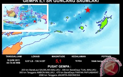 <p>A 7.7-magnitude earthquake rocks Maluku province in Indonesia. <em>(An illustration courtesy of Antara)</em></p>