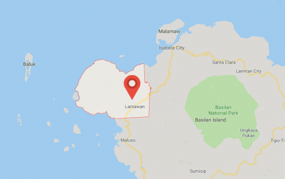 <p>Google map of Lantawan municipality, Basilan.</p>