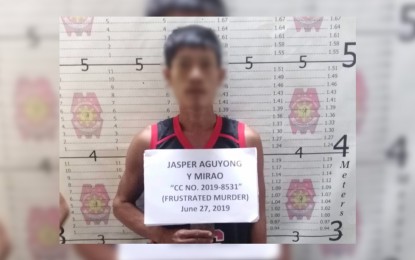 <p><strong>ARRESTED.</strong> Jasper Aguyong, a member of the local party branch of New People’s Army Central Negros Front Komiteng Rehiyong-Negros, was arrested at his residence in Barangay Buenavista, Himamaylan City, Negros Occidental on Thursday (June 27, 2019). He is the seventh member of the communist rebel group arrested in two days from the same village. <em>(Photo courtesy of 62nd Infantry Battalion, Philippine Army)</em></p>