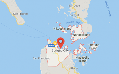 <p>Google map of Surigao City.</p>