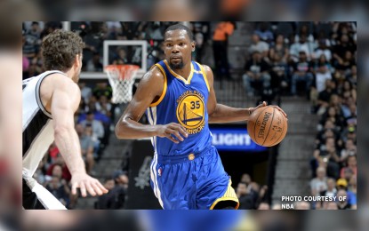 <p>Brooklyn Nets-bound Kevin Durant <em>(Photo courtesy of NBA)</em></p>