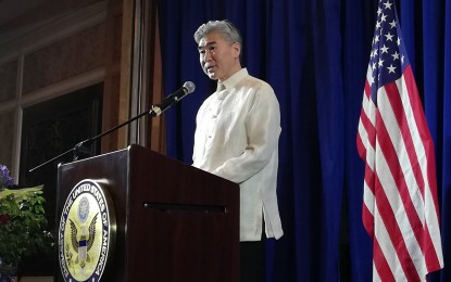 <p><strong>OUTGOING ENVOY.</strong> Ambassador Sung Kim during the US Independence Day celebrations in Makati City. Kim is eyed as the next American top diplomat to Indonesia.<em> (PNA photo by Joyce Ann L. Rocamora)</em></p>