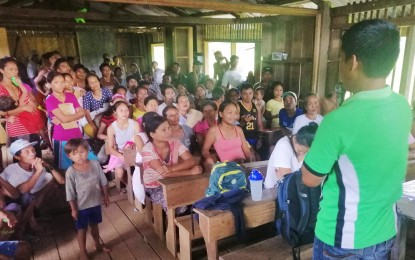 <p><strong>ABACA TRAINING.</strong> Former communist rebels attend an Army-led training on abaca farming in San Miguel town, Surigao del Sur from July 9 to 11. <strong><em>(Photo courtesy of the Army's 36th IB).</em></strong></p>