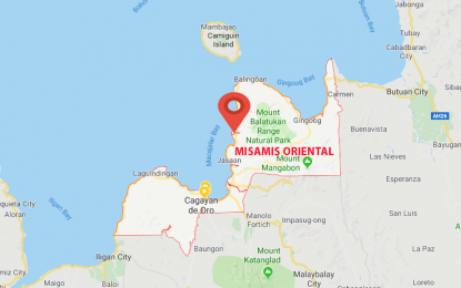 <p>Google map of Misamis Oriental province.</p>